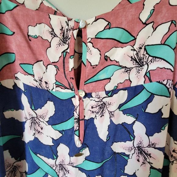 NWT O'NEILL FLORAL V NECK TANK MAXI DRESS SIZE M - Picture 10 of 15